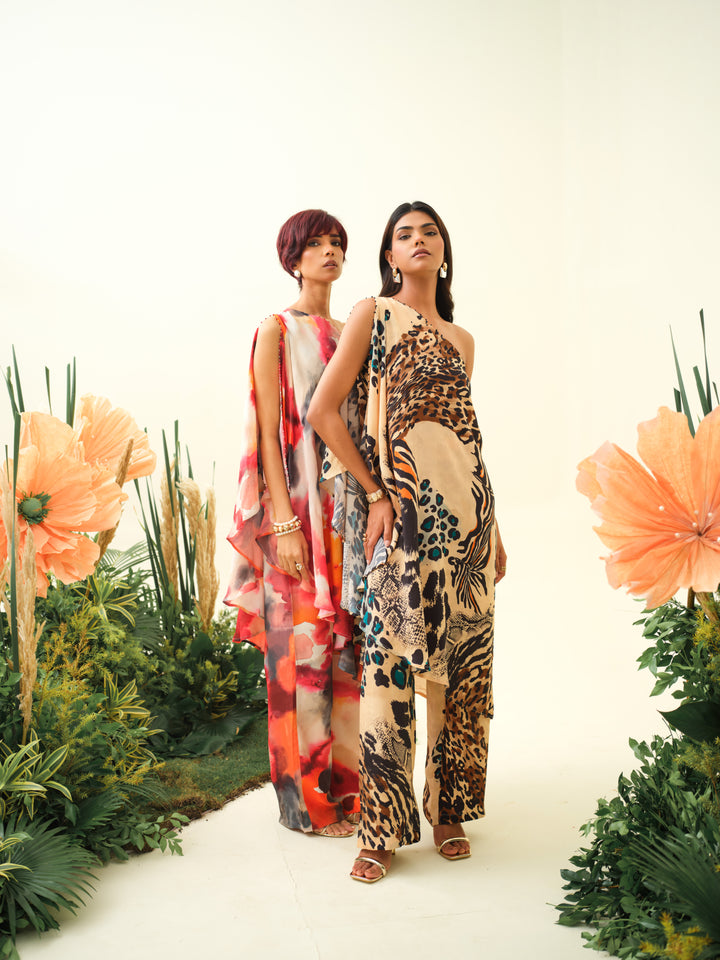 Kaya One Shoulder Set