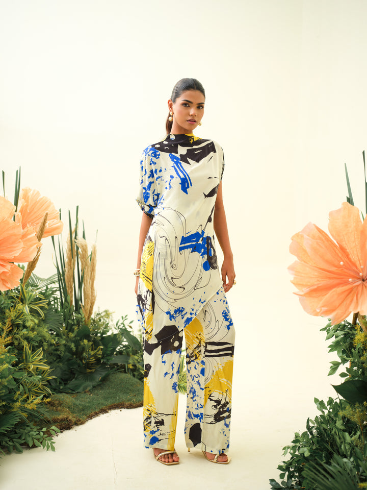 Leher Asymmetrical Set