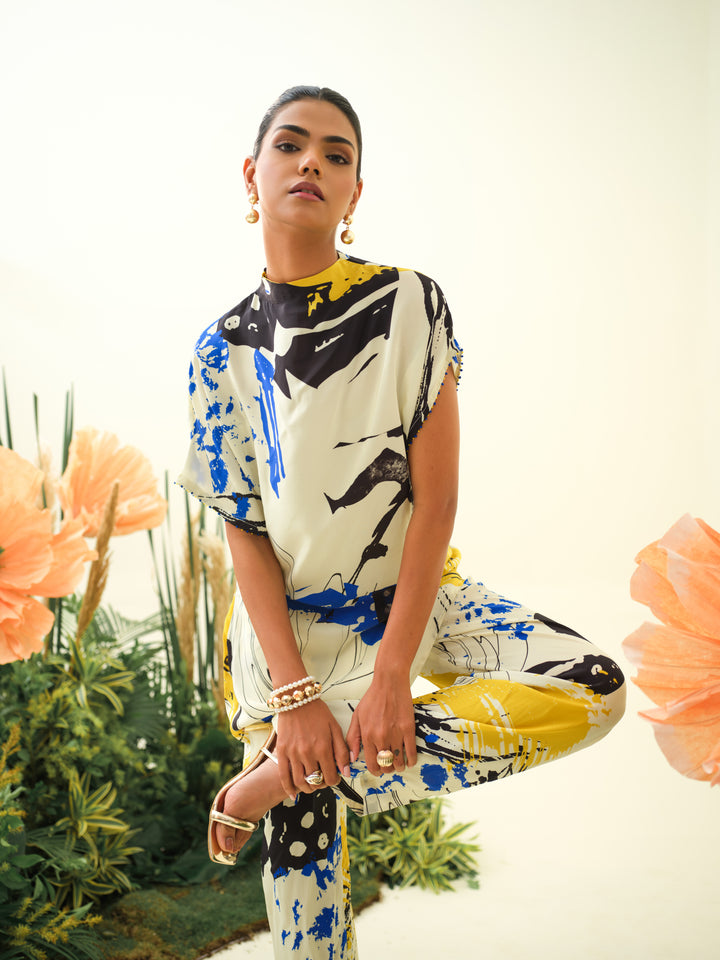 Leher Asymmetrical Set