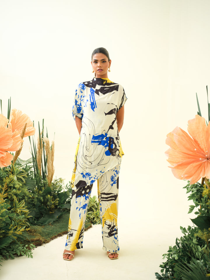 Leher Asymmetrical Set