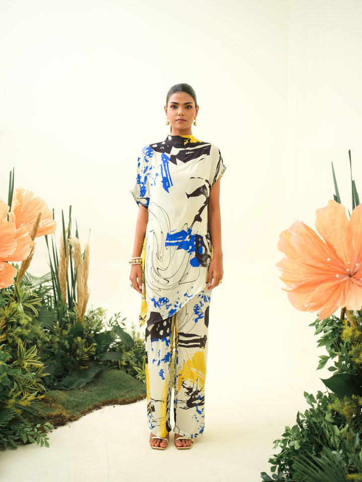 Leher Asymmetrical Set